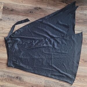 Skies Are Blue Skirt, Size XS, Black, Animal Print